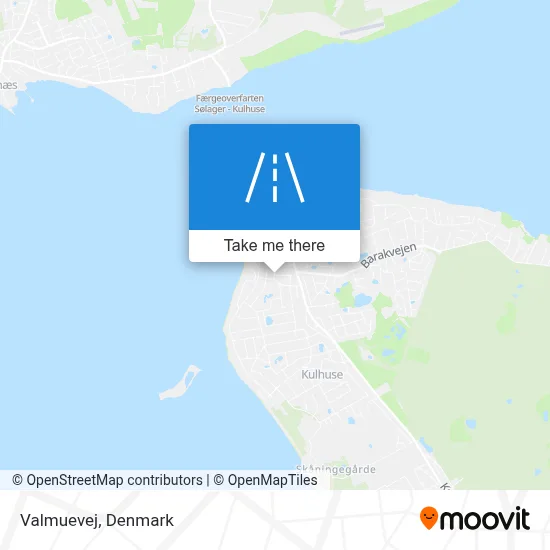 Valmuevej map