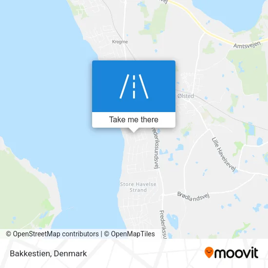Bakkestien map