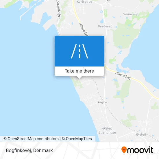 Bogfinkevej map