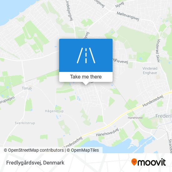 Fredlygårdsvej map