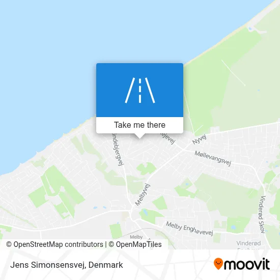 Jens Simonsensvej map