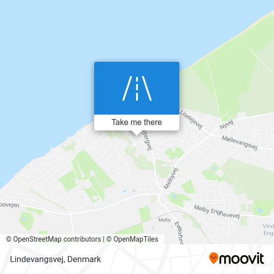 Lindevangsvej map