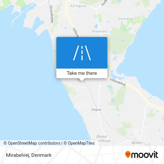 Mirabelvej map