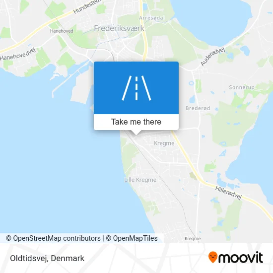 Oldtidsvej map