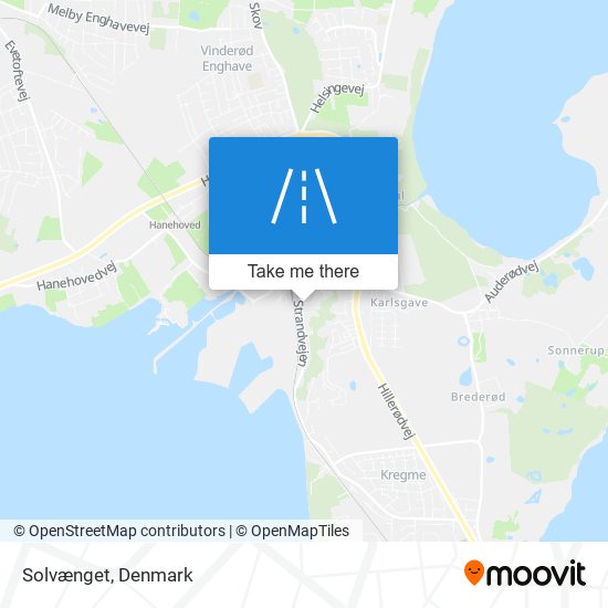 Solvænget map