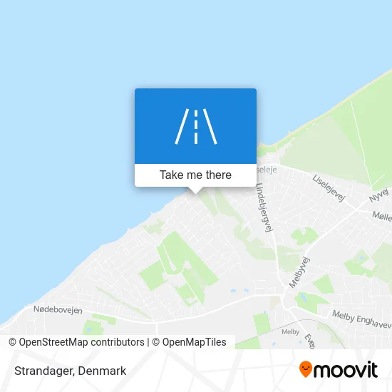 Strandager map
