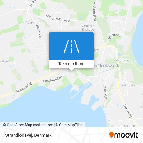 Strandlodsvej map