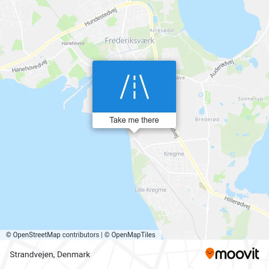 Strandvejen map