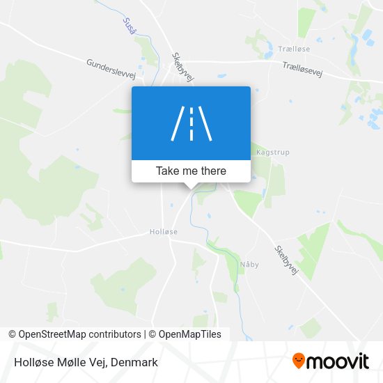 Holløse Mølle Vej map