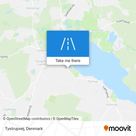 Tystrupvej map