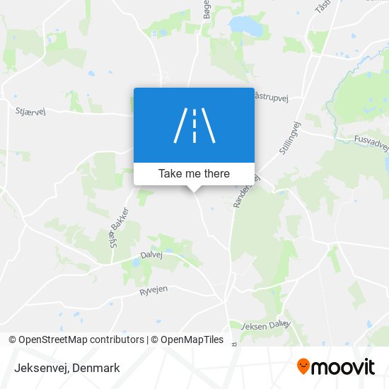 Jeksenvej map