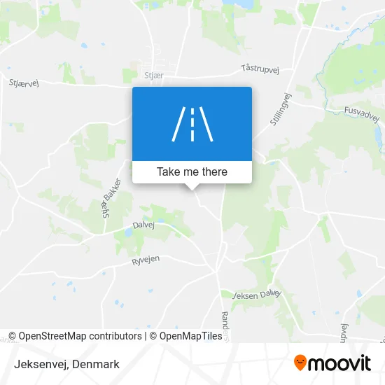 Jeksenvej map