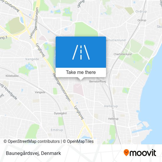 Baunegårdsvej map