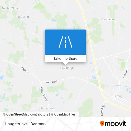 Haugstrupvej map