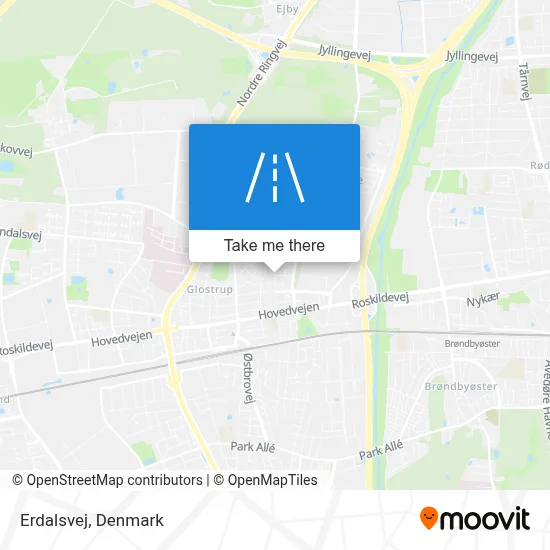Erdalsvej map