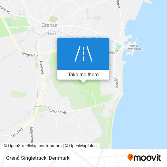 Grenå Singletrack map