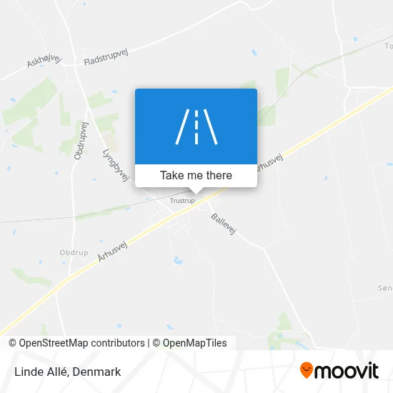 Linde Allé map