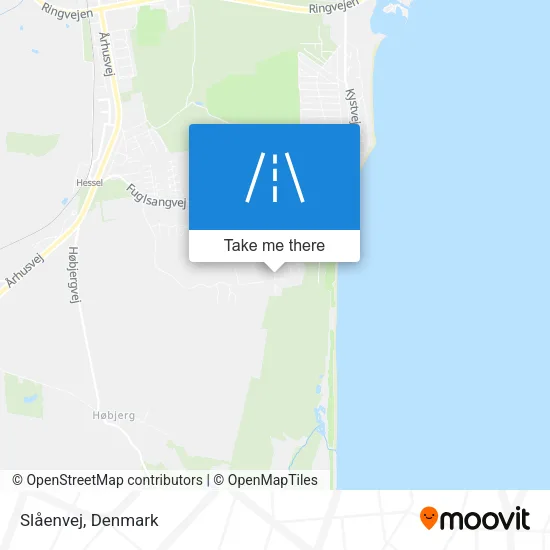 Slåenvej map