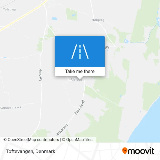 Toftevangen map