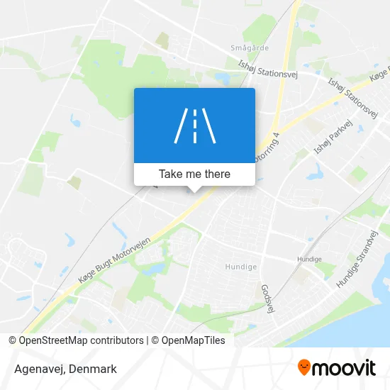 Agenavej map