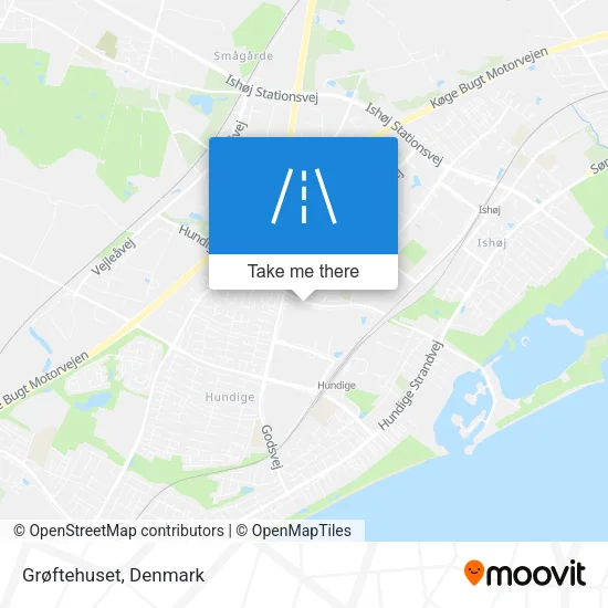 Grøftehuset map