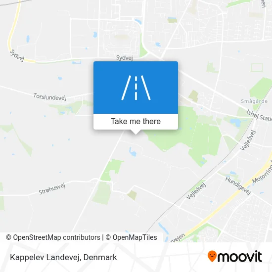 Kappelev Landevej map