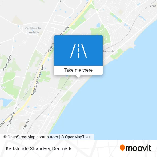 Karlslunde Strandvej map
