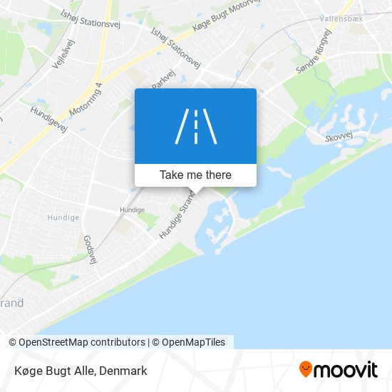 Køge Bugt Alle map