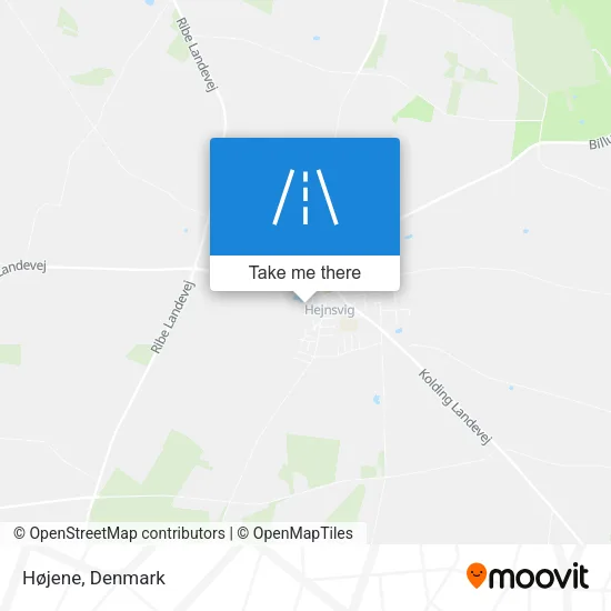 Højene map