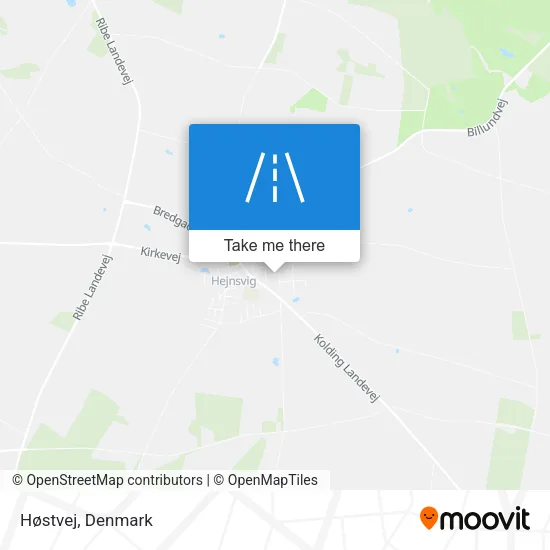 Høstvej map