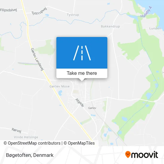 Bøgetoften map