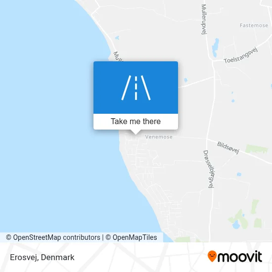 Erosvej map