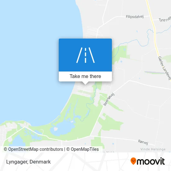 Lyngager map