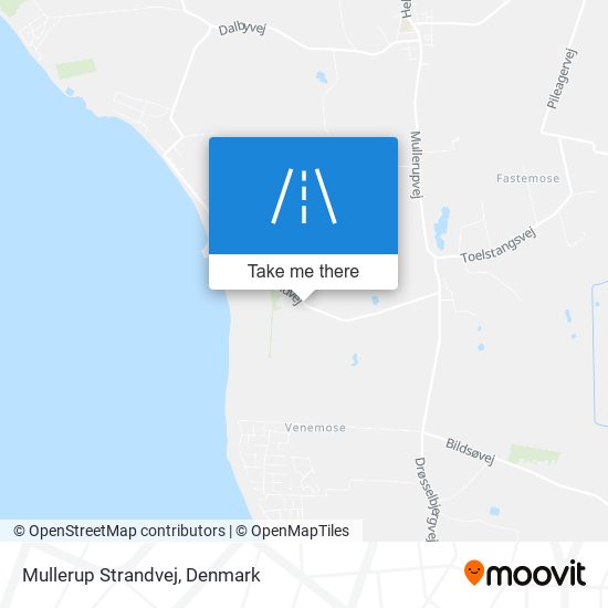 Mullerup Strandvej map