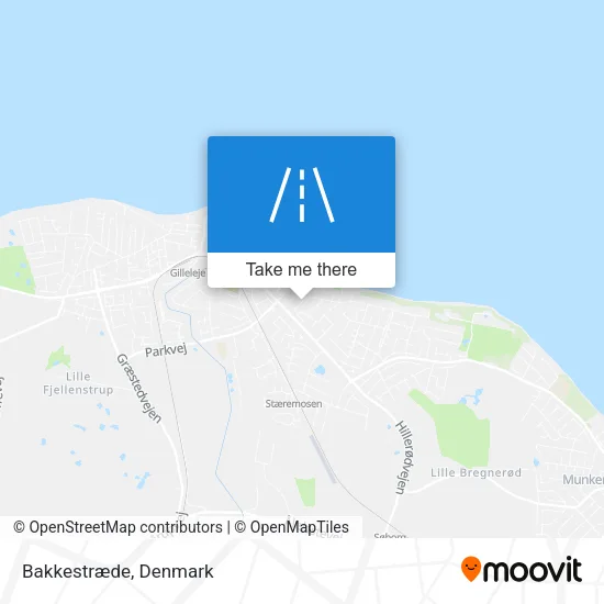 Bakkestræde map