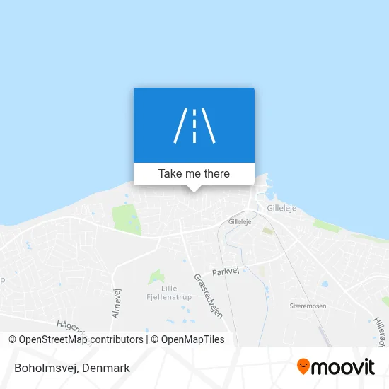 Boholmsvej map