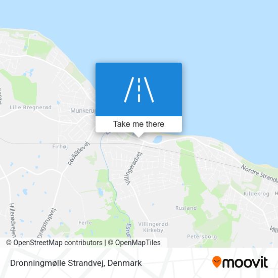 Dronningmølle Strandvej map