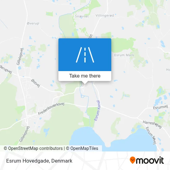 Esrum Hovedgade map