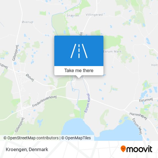 Kroengen map