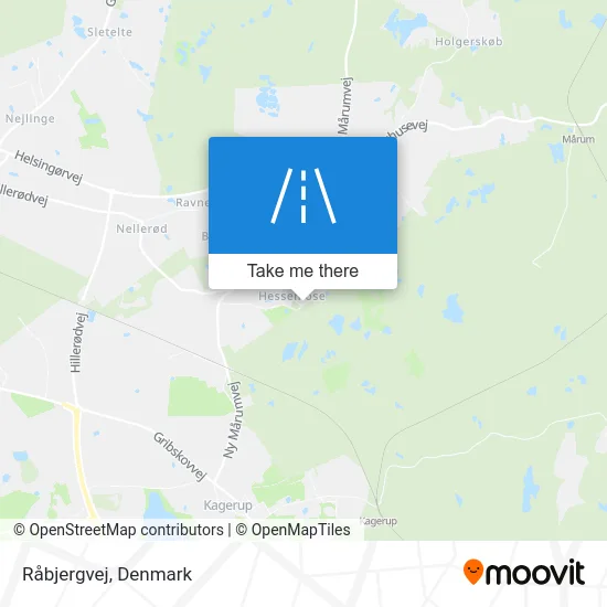 Råbjergvej map