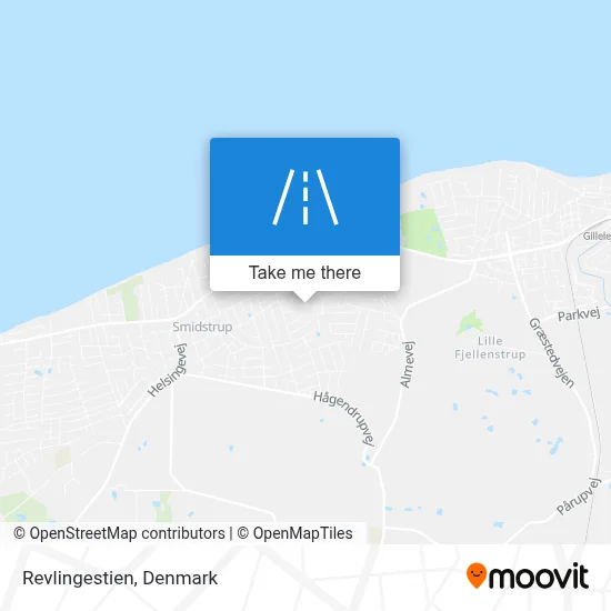 Revlingestien map
