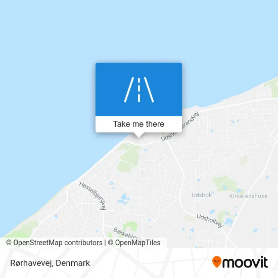 Rørhavevej map