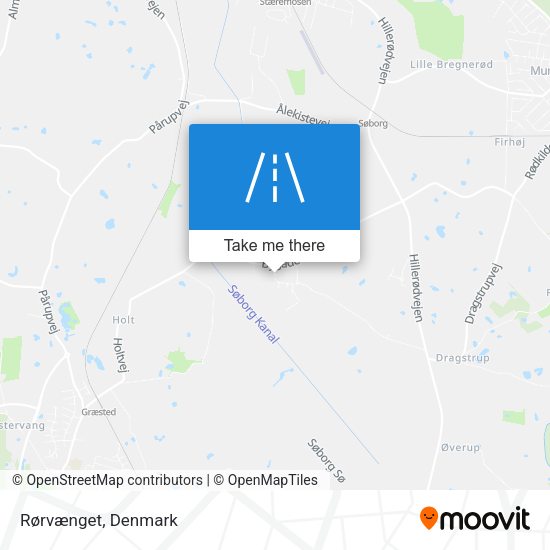 Rørvænget map