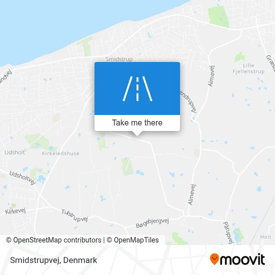 Smidstrupvej map