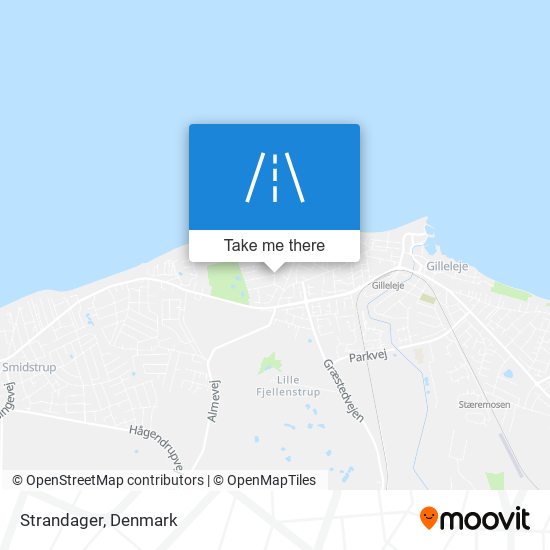 Strandager map