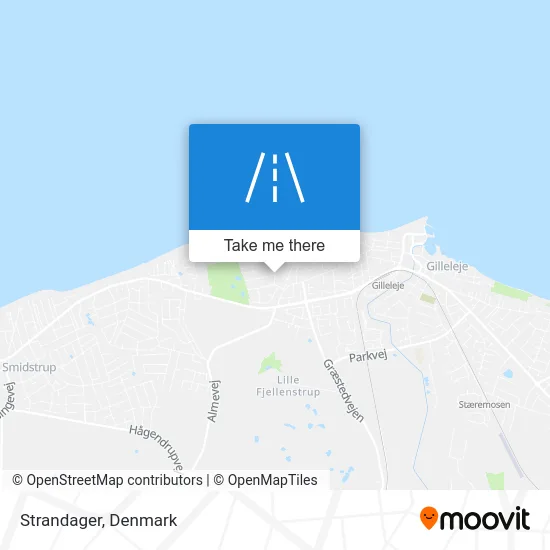 Strandager map