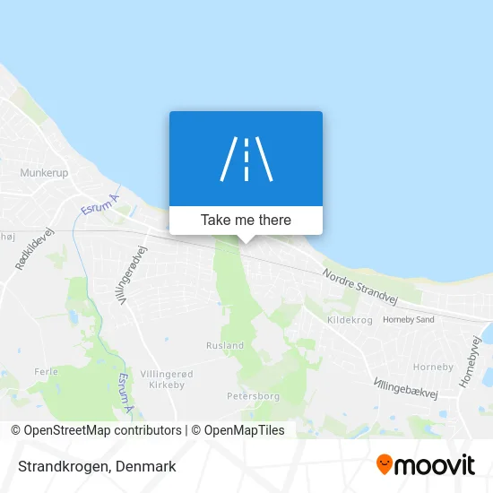 Strandkrogen map