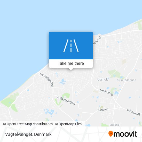 Vagtelvænget map