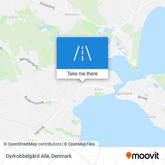 Dyrkobbelgård Allé map