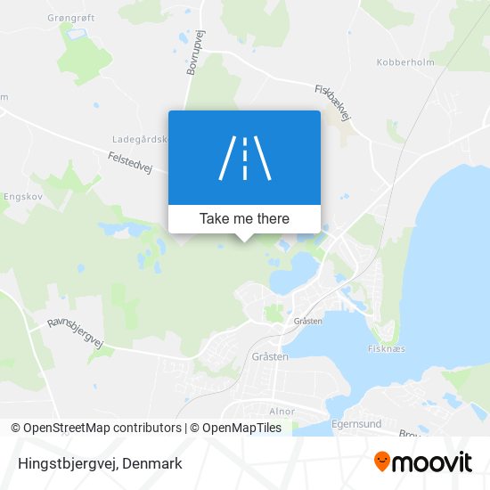 Hingstbjergvej map
